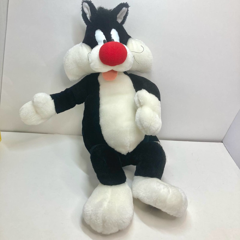 Vintage Sylvester The Cat Looney Tunes Applause Warner Brothers Black White